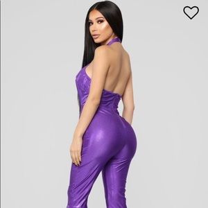 Selena Fashion Nova Quintanilla Purple Jumpsuit